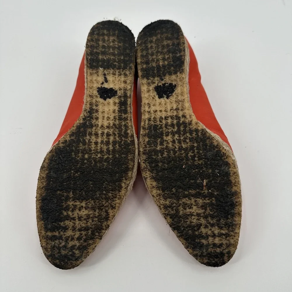 Salvatore‎ Ferragamo Shoes Womens Size 6 Espadrille Flats Embroidered Slip On